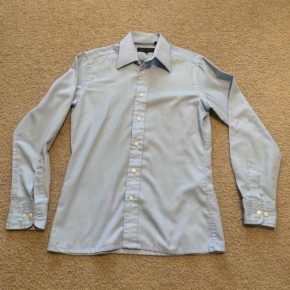 Blue Yeves Saint Laurent Dress Shirt